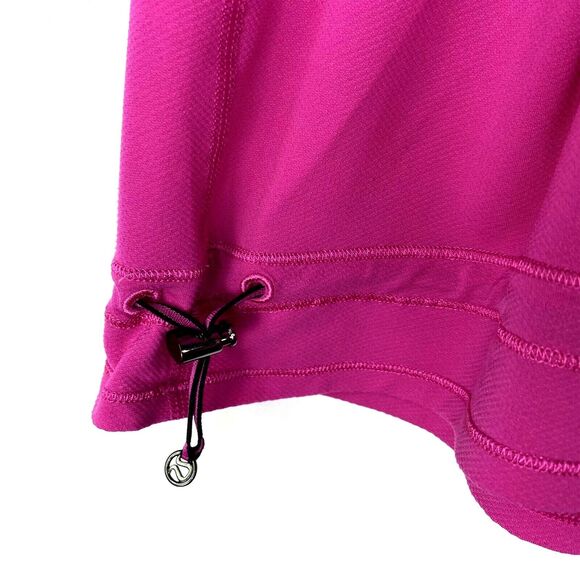 Lululemon Womens Tank Size 4 Tame Me Fuschia Pink Luxtreme Mesh Cinch Cord - Picture 5 of 6